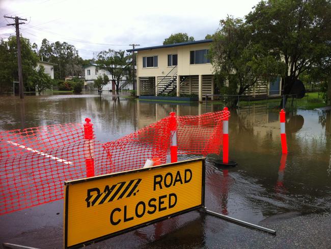 Homes on Miles, O'Malley and Robertson Streets, Ingham were flooded.