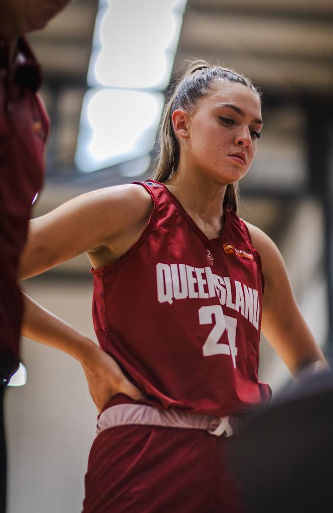 Queensland's Hilary Fuller at the Under-20 National Championships in Ballarat. Picture: Taylor Earnshaw