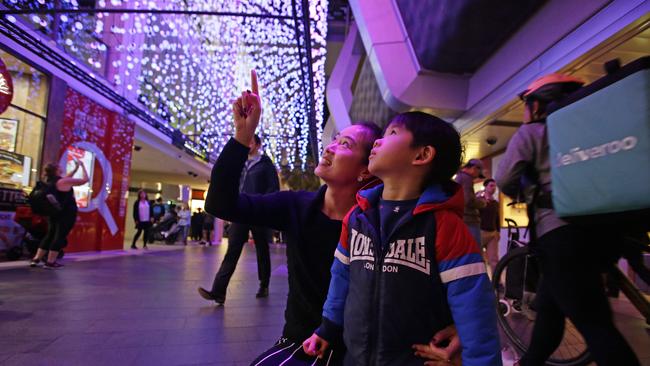 The council’s current night-time offerings include Vivid Sydney at Chatswood.