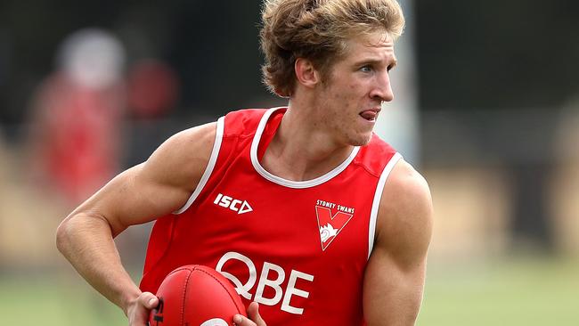 New draftee Dylan Stephens has impressed at the Swans. Picture. Phil Hillyard