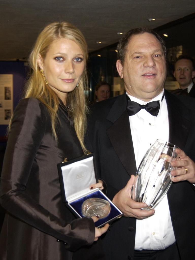 Ms Sokola claimed Weinstein name-dropped Paltrow (the pair seen here in 2002). Picture: Getty Images