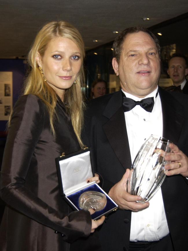 Ms Sokola claimed Weinstein name-dropped Paltrow (the pair seen here in 2002). Picture: Getty Images