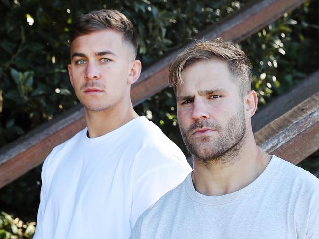 Callan Sinclair and Jack de Belin both faced trial accused of sexual assault. Both trials ended in hung juries. Picture: Rohan Kelly