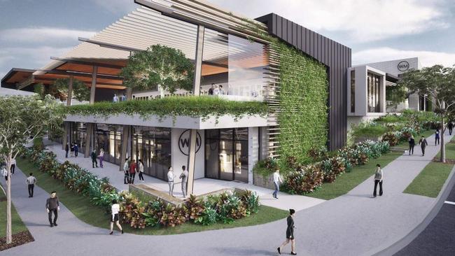 Artist’s impression of Wecker Road Markets redevelopment at Mansfield. Picture: Development.i/ Cottee Parker Architects