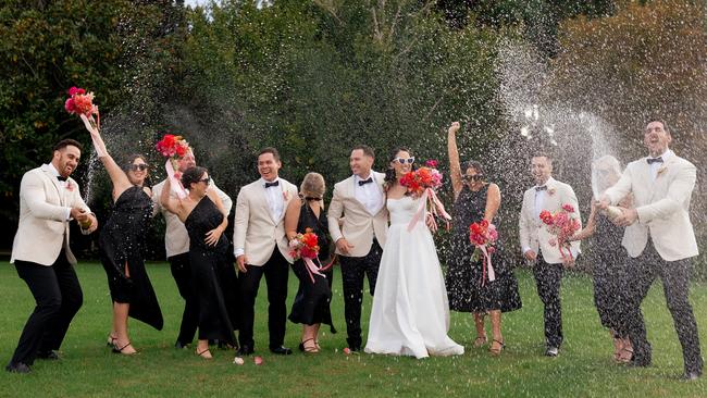 Monica De Nino and Michael Murray's wedding. Picture: Figtree Pictures