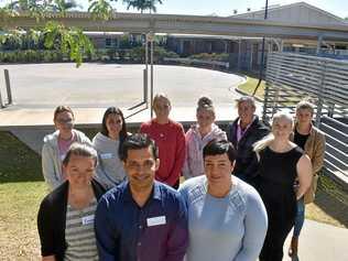 BRIGHT FUTURES: These new nurses will be spread out across the South West Hospital and Health Service. Front: Emma Williams, Sandeep Naia and Anna Roeger. Back: Jodie McCallum, Emma Henderson, Taylah Gee, Alex Ferry, Eve Rhodes, Emma Roese and Beth Zohl. Picture: Jorja McDonnell