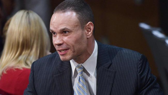 Donald Trump announced on Sunday the appointment of right-wing podcaster Dan Bongino as deputy director of the Federal Bureau of Investigation. Picture: Mandel Ngan/AFP