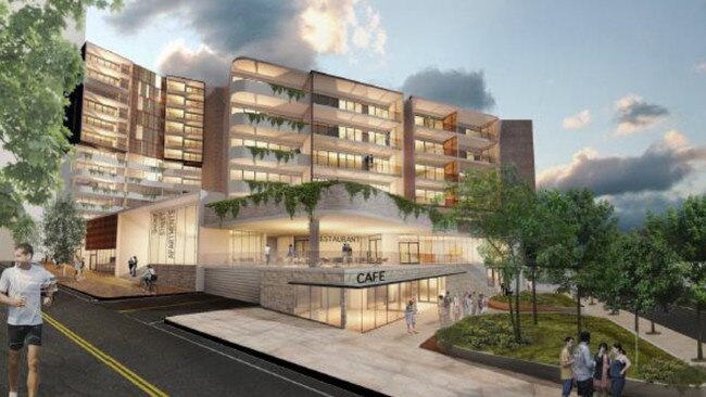 Short Street Car Park The Entrance: Architects impression of what the development would look like.