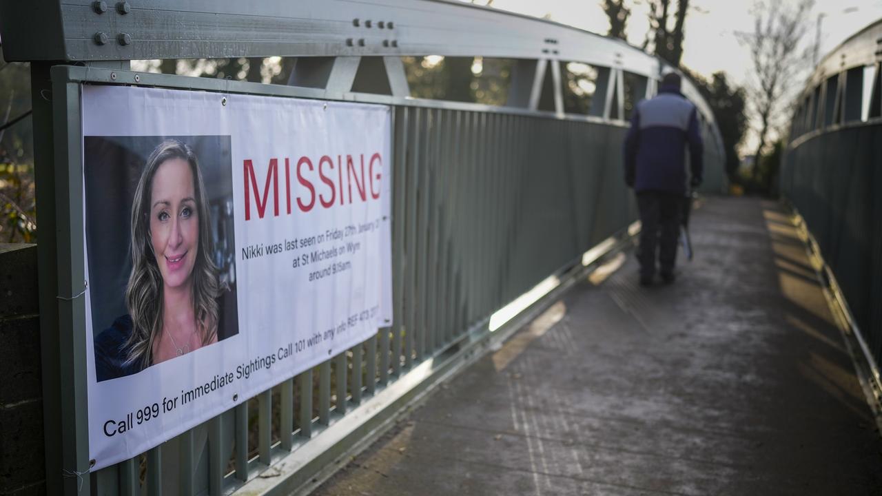 A poster seeking information about Nicola in the village of St Michael's on Wyre, Picture: Christopher Furlong/Getty Images