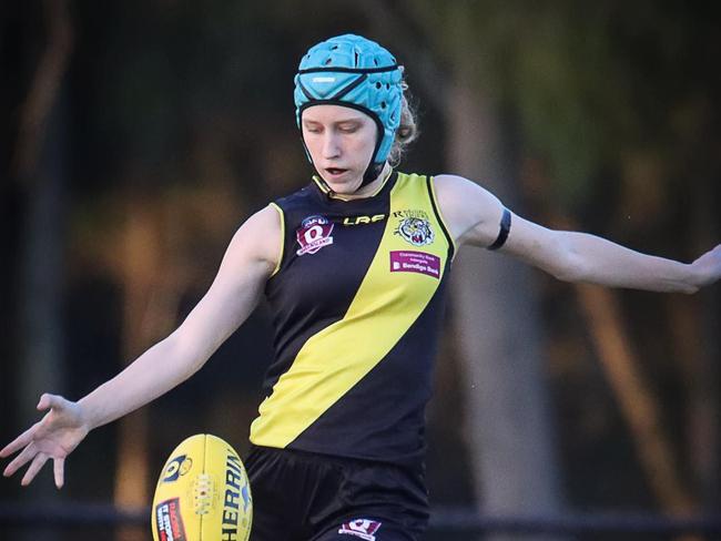 Jazinta Hardy of Redcliffe Tigers QFAW. Pic: Shutter Speed Photography