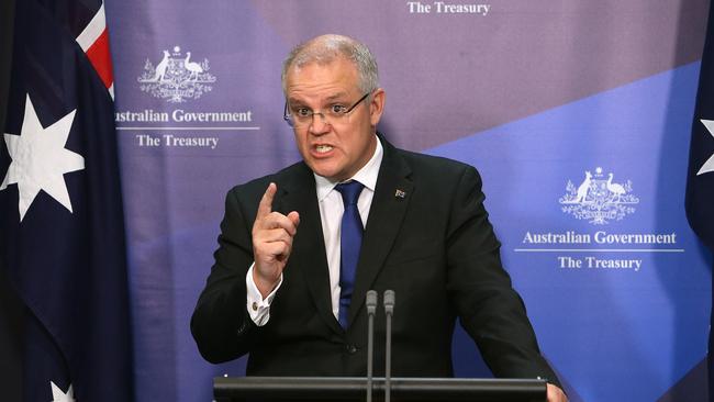 Treasurer Scott Morrison. Picture: Kym Smith