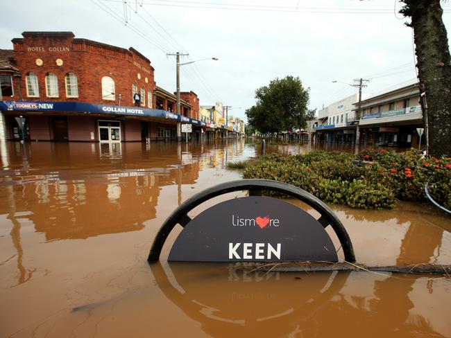 An oddly silent Keen St in the CBD. Picture: Nathan Edwards