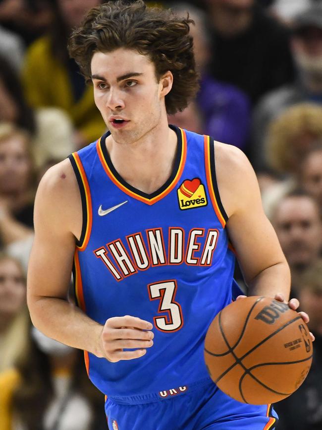 Now he’s a star in the NBA with the Thunder. Picture: Alex Goodlett/Getty Images