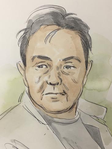 Court sketch: Police charged Annabelle Chen's ex-husband Ah Ping Ban, 65, with her murder, some time between June 30 and July 2.