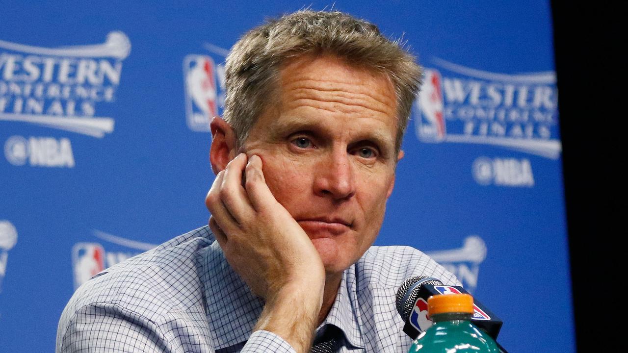 Steve Kerr and Michael Jordan shared a similar heartbreak. (Photo by J Pat Carter/Getty Images)