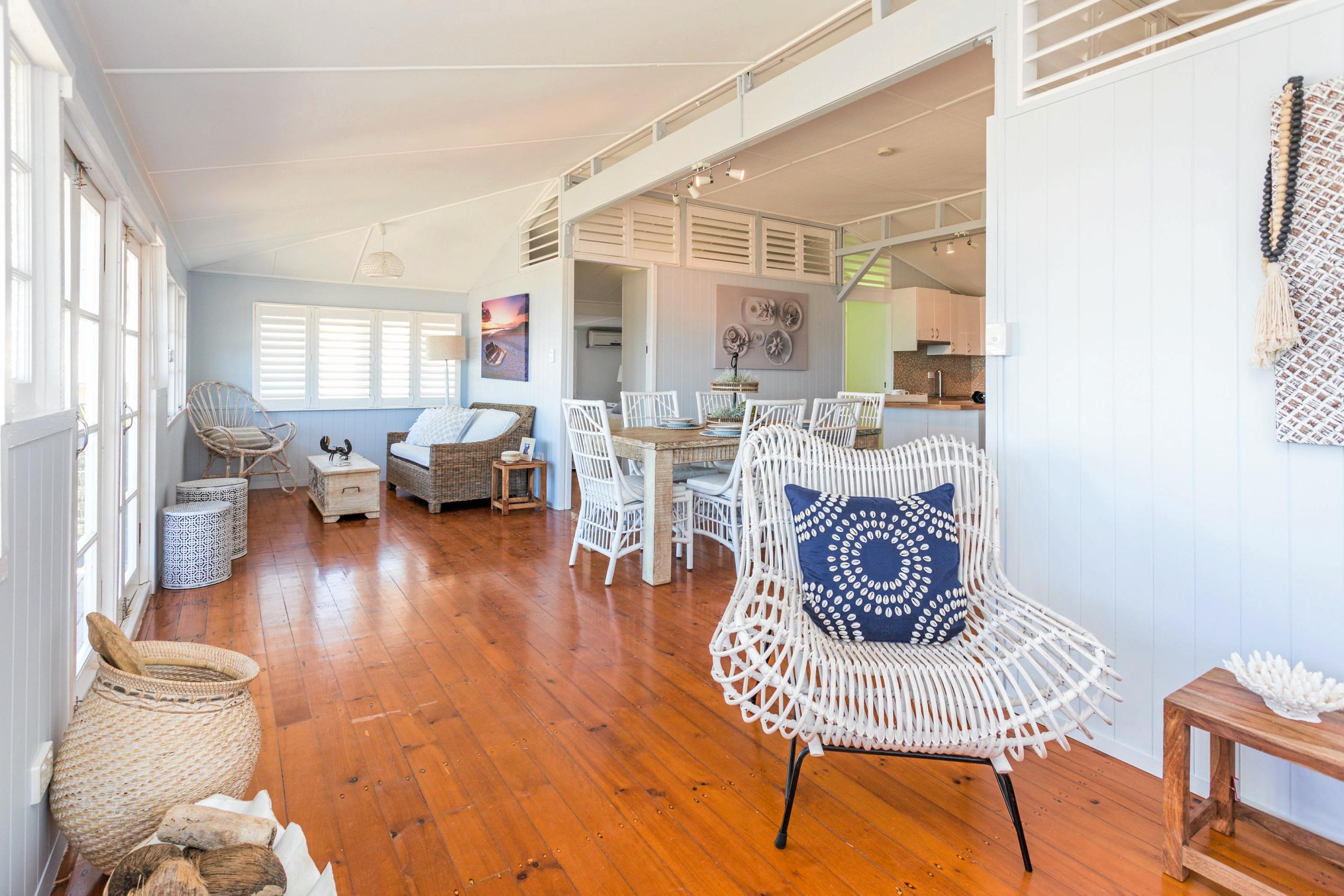 Campwin Beach home after its renovation by the Selling Houses Australia team. Picture: Selling Houses Australia