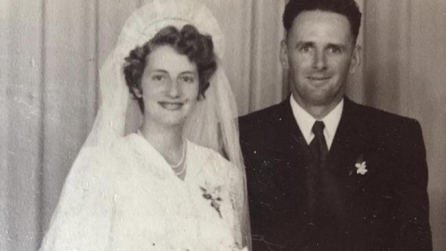 Beatrice and Allan Page on their wedding day.