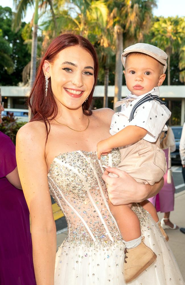 Eva van Es and Billy Moon at Mackay Christian College Graduation dinner, Thursday 16 November 2023 Picture:Michaela Harlow