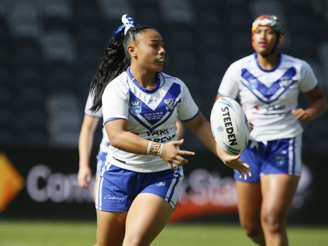 Canterbury’s Evelyn Roberts played a key role in the Lisa Fiaola Cup grand final. Picture: Warren Gannon Photography