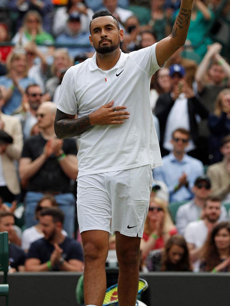 Kyrgios bowed out of Wimbledon in the third round.