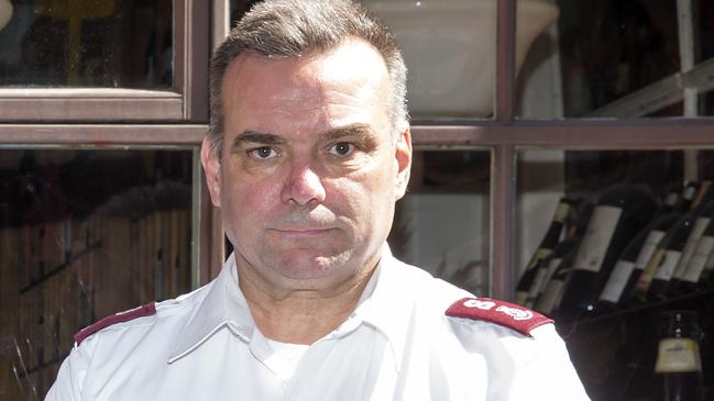 Salvation Army boss Major Brendan Nottle