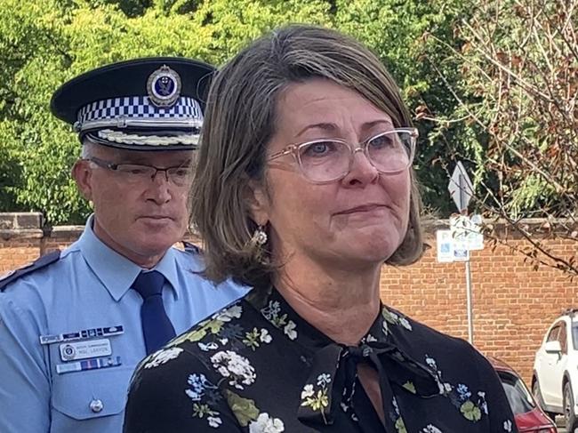 NSW Health secretary Susan Pearce was overcome with emotion as she addressed media about the incident on Friday.