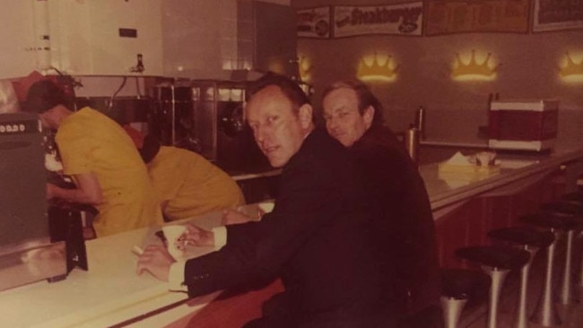 Dervan at the counter at the Moseley Square Burger King circa 1964. Photo: Adrienne Peele.