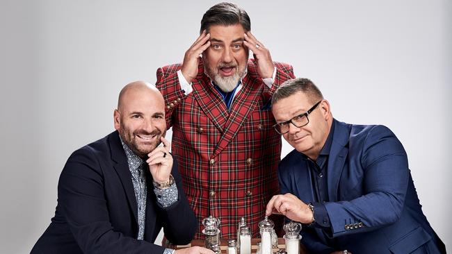 George Calombaris, Matt Preston and Gary Mehigan. Picture: Tina Smigielski