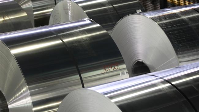 The US is short 4.5 million tonnes of aluminium each year and now faces punishing tariffs. Picture: Bloomberg