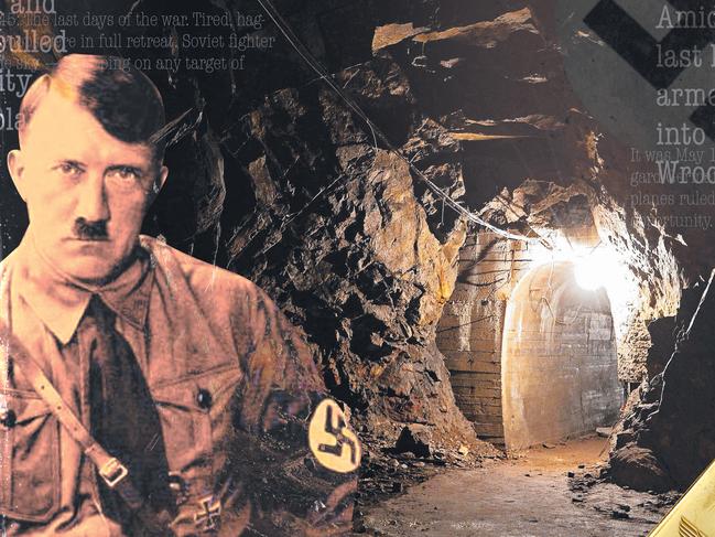 Underground galeries, part of Nazi Germany "Riese" construction project are pictured under the Ksiaz castle in the area where the "Nazi gold train" is supposedly hidden underground, on August 28, 2015 in Walbrzych, Poland. Poland's deputy culture minister on Friday said he was 99 percent sure of the existence of the alleged Nazi train that has set off a gold rush in the country. AFP PHOTO / JANEK SKARZYNSKI