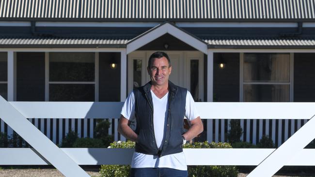 Celebrity hair stylist Joh ­Bailey at the Bowral property.