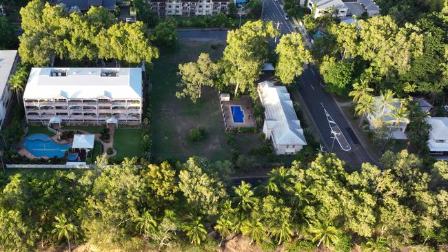 Paramedics transported a seven-year-old girl to hospital after a snakebite on a private Clifton Beach property. Picture: Brendan Radke