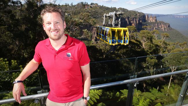 David Hammon of Scenic World in the Blue Mountains expects the Badgerys Creek airport to boost tourism in the region. Picture: Renee Nowytarger.