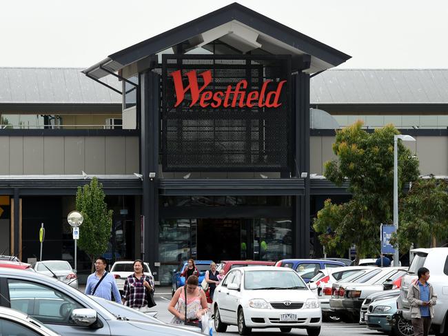 Fountain Gate shopping centre exterior including the car parks, Casey ARC and the bus terminal at Narre Warren. Picture: Chris Eastman