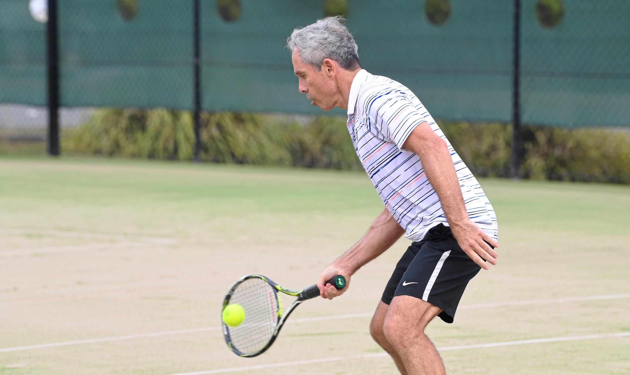 Gympie Tennis tournament - Jeff Trevarthen. Picture: Troy Jegers