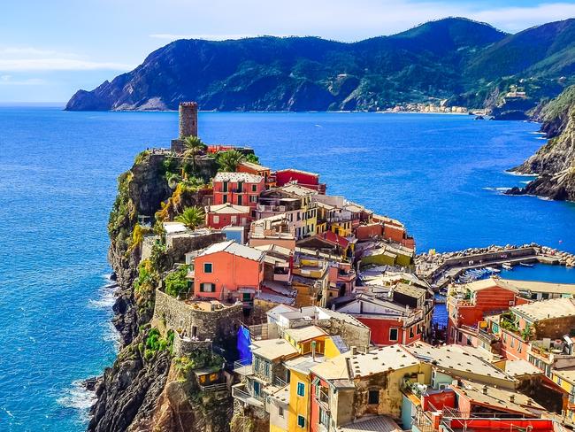 Scenic view of colorful village Vernazza and ocean coast in Cinque Terre, Italy.  Picture: iStockDoc Holiday, Escape