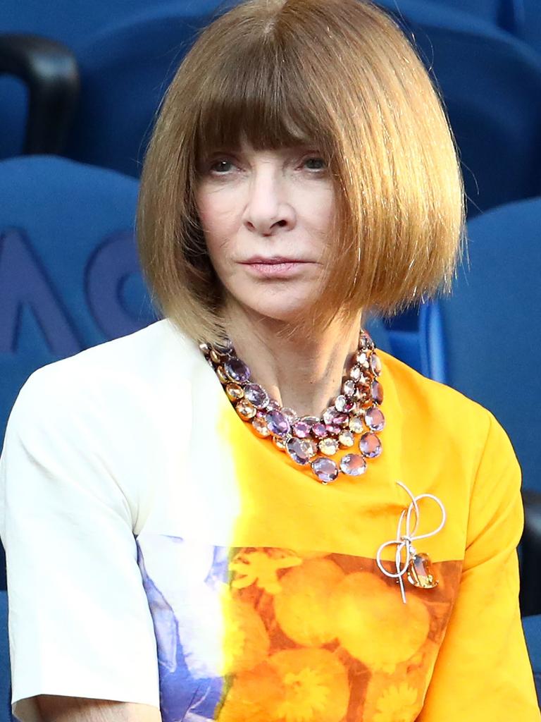 A source confirmed the use of Wintour’s image was not agreed to. Picture: Getty Images.