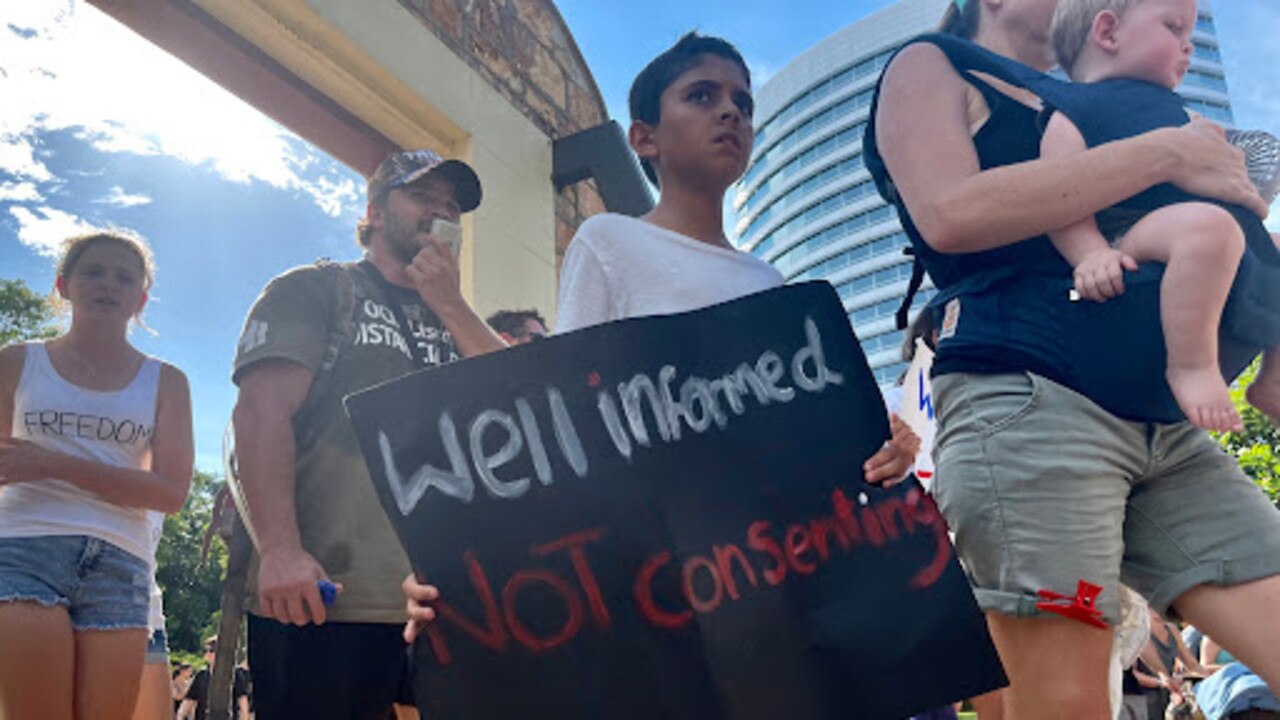 Faces of Darwin's Freedom Rally, Saturday 30 October 2021