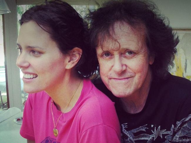 ‘Famous people in and out of the front door’ … Ione Skye and her father, Scottish musician Donovan, who became a star after a string of hits in the late 1960s.