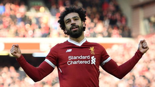 Liverpool's Egyptian midfielder Mohamed Salah