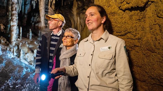 Book a cave tour at Newdegate Cave (Hastings Caves) Credit: Tasmania Parks and Wildlife Service/Alastair Bett