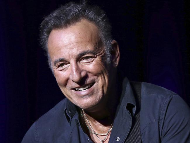 FILE - In this Nov. 10, 2015 file photo, Bruce Springsteen performs at the 9th Annual Stand Up For Heroes event in New York. Springsteen spoke at at New Jerseyâ€™s Monmouth University on Tuesday, Jan. 10, 2017, as part of an â€œintimate conversationâ€ moderated by Grammy Museum Executive Director Bob Santelli. Monmouth officials also announced that the university will be home to Springsteenâ€™s archives. (Photo by Greg Allen/Invision/AP, File)