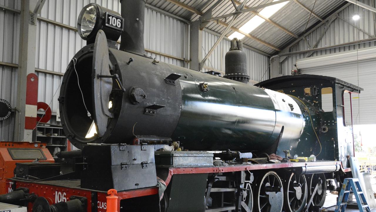 JOURNEY'S END: DownSteam Tourist Railway and Museum volunteer project manager Andrew Caldwell said the restoration of The Pride of Toowoomba is nearing completion. Picture: Rhylea Millar