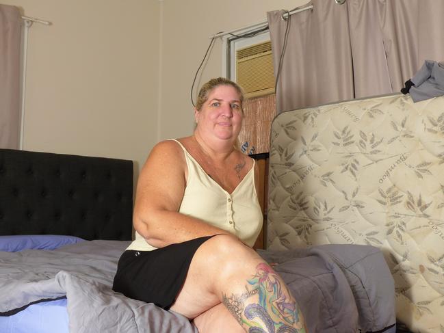 Townsville woman Jodi Balmer is living day-to-day amid a cost of living crisis. Picture: Blair Jackson.