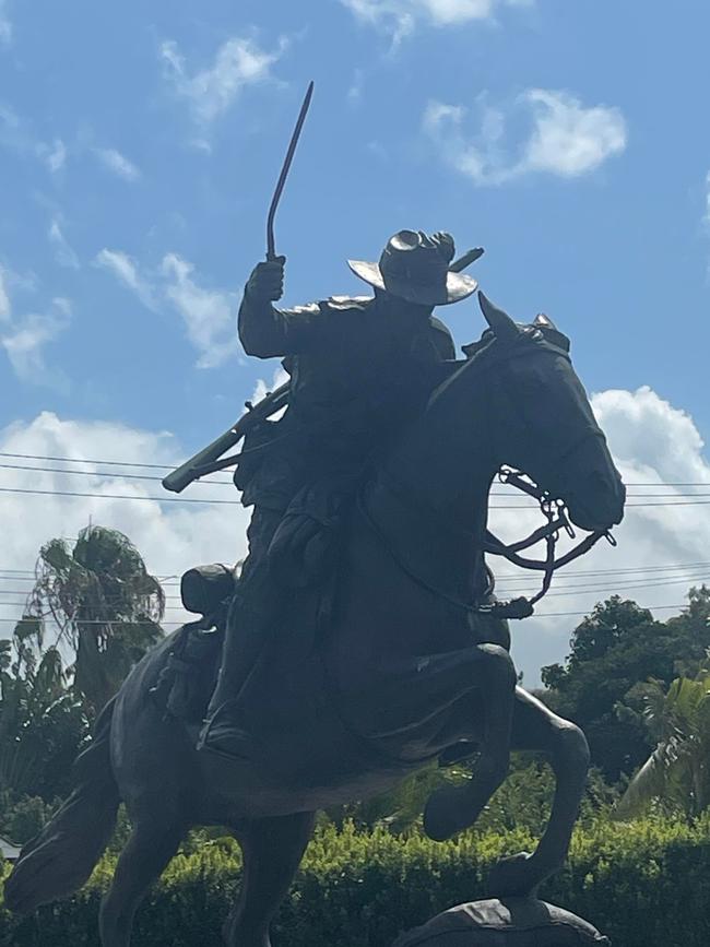 The Light Horse memorial at Freedom Park continues to be damaged by vandals.