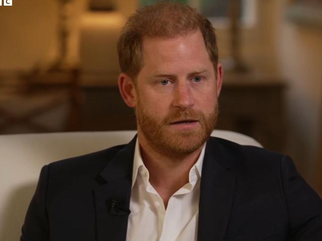 The jaw-dropping interview aired on Friday. Picture: BBC.