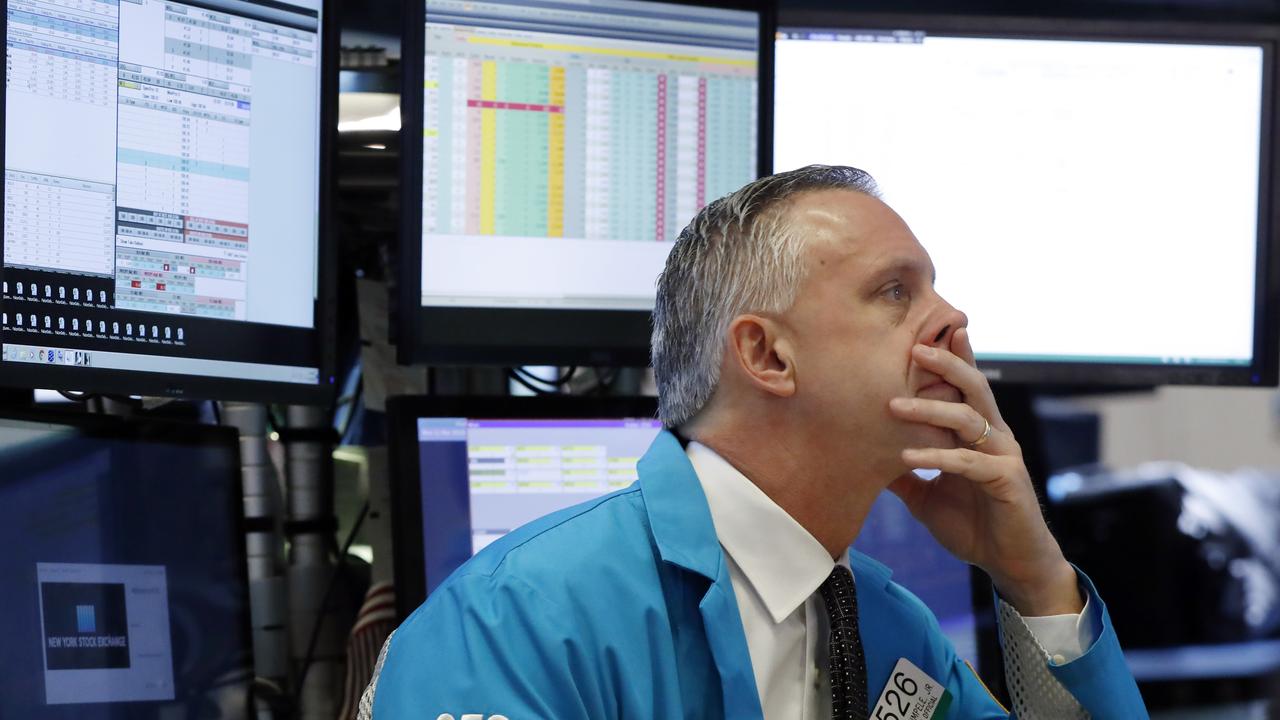 Boeing’s stock fell 7 per cent to $391.80 in afternoon trading. Picture: AP Photo/Richard Drew