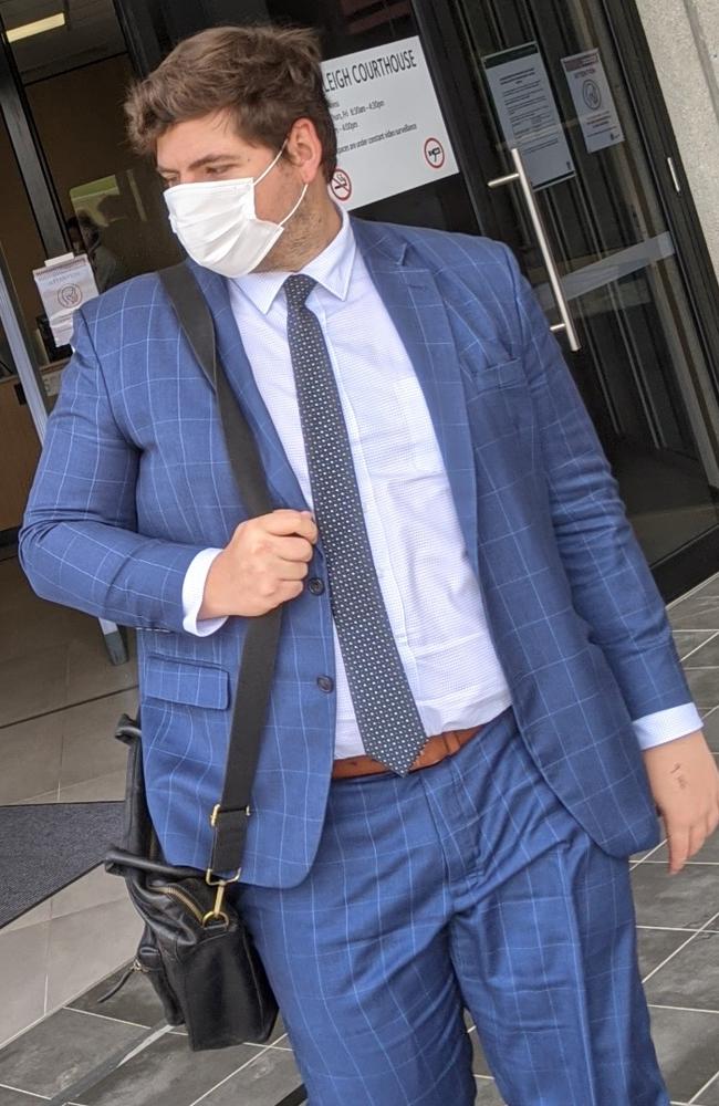 Ormeau criminal lawyer Callan Mackenzie Brown, 28, who is in the employ of Cooper Maloy Legal on the Gold Coast. Picture: Alex Treacy