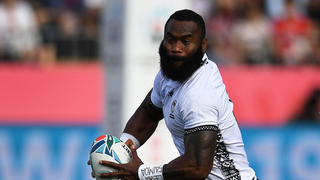 Fiji's centre Semi Radradra against Uruguay at the Kamaishi Recovery Memorial Stadium in Japan. Photo: AFP