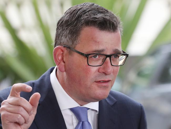 MELBOURNE, AUSTRALIA - NewsWire Photos, DECEMBER 5, 2022. Victorian Premier Daniel Andrews holds a press conference after the swearing in of his government at Government House in Melbourne. Picture: NCA NewsWire / David Crosling